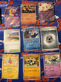 Pokemon Card Bulk Lot 108 Cards Mixed Rarity ex Holos Trainers Energies Commons - Image 1