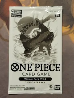 8x One Piece Card Game Winner Pack Vol. 7 *FACTORY SEALED* NEW - Image 1