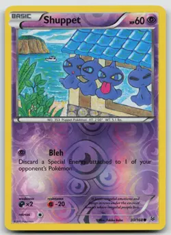 Reverse Holo Shuppet 30/108 XY - Roaring Skies Common Pokemon TCG Card - Image 1