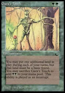 Gaea's Touch - Damaged / Poor MTG The Dark - Image 1