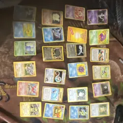 Pokemon TCG 41 Card Lot Ekans Starmie Zapdos Moltres Unown Trainer Basic - Image 1