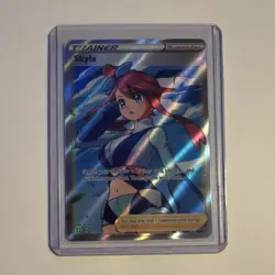 Pokemon Skyla Ultra Rare Full Art Trainer Holo Shining Fates 072/072 Card - Image 1