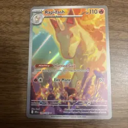 Rapidash IR 189/182 Sv10: Destined Rivals Holo Card 2025 Pokemon TCG NM - Image 2