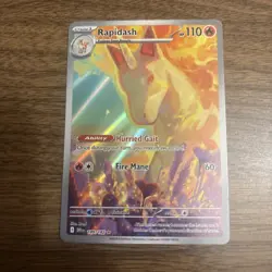Rapidash IR 189/182 Sv10: Destined Rivals Holo Card 2025 Pokemon TCG NM - Image 3