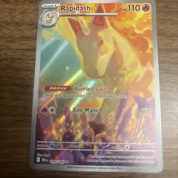 Rapidash IR 189/182 Sv10: Destined Rivals Holo Card 2025 Pokemon TCG NM - Image 4