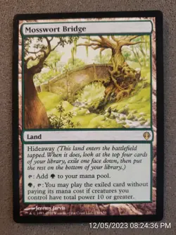 Mosswort Bridge Lorwyn NM Land Rare MAGIC THE GATHERING MTG CARD (DS3D1A4)...... - Image 1
