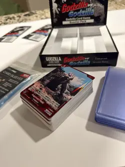 Godzilla Card Game Booster Box Lot BP01 70+ Cards Foil Sleeves Box - Image 3