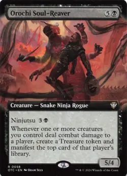 Magic: The Gathering 2024 hunder Junction Commander Orochi Soul-Reaver #58 - Image 1