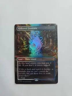 Hallowed Fountain (Borderless) Lorwyn Eclipsed Foil - Image 1