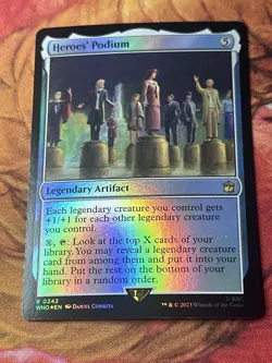 Heroes' Podium [Doctor Who] Foil Near Mint - Image 1