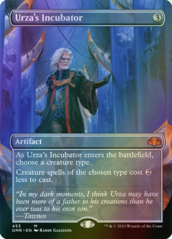 MTG Urza's Incubator Borderless Full Art Foil ** Dominaria Remastered ** English - Image 1