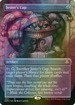 MTG Jester's Cap Borderless Full Art Foil ** Dominaria Remastered ** English - Image 1