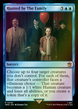 MTG Hunted by The Family Foil ** Doctor Who ** English - Image 1