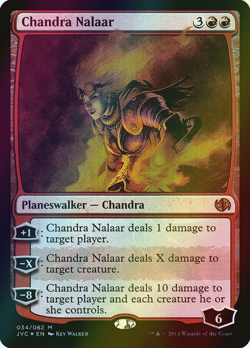 MTG Chandra Nalaar Foil ** Duel Decks Anthology: Jace vs. Chandra ** English - Image 1