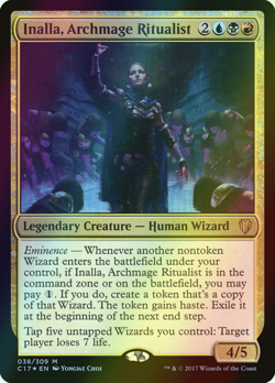 MTG Inalla, Archmage Ritualist Foil ** Commander 2017 ** English - Image 1