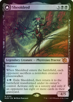 MTG Sheoldred // The True Scriptures Foil ** March of the Machine ** English - Image 1