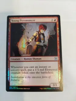 Young Pyromancer Eternal Masters Foil - Image 1