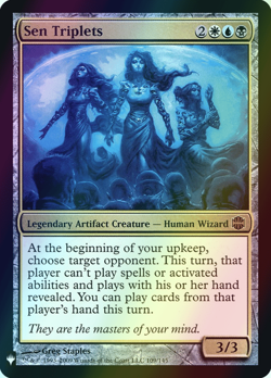 MTG Sen Triplets Foil ** The List ** English - Image 1
