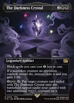 MTG The Darkness Crystal (Borderless) Final Fantasy #0335 FOIL - Image 1