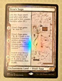 FOIL URZA'S SAGA - MODERN HORIZONS RARE - MTG: MAGIC THE GATHERING - Image 1
