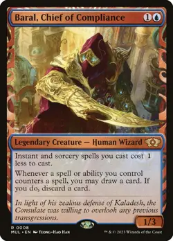 MTG Baral, Chief of Compliance Showcase Full Art ** MUL ** English - Image 1