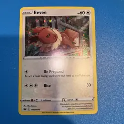 Pokemon Sword & Shield Black Star Promo Eevee SWSH175 NM - Image 1