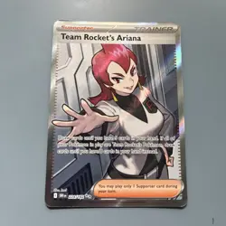 Pokemon TCG Team Rockets Ariana Full Art Destined Rivals 224/182 - Image 1