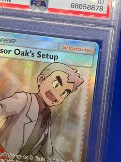 Pokemon Sun & Moon Cosmic Eclipse Professor Oak’s Setup 233/236 Full Art PSA 10 - Image 4