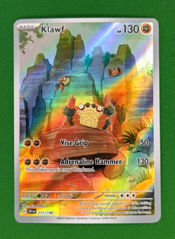 POKEMON TCG - Klawf - Scarlet & violet Base Set - 217/198 - Secret Rare - NM - Image 1
