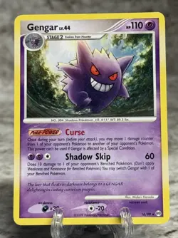 Gengar 16/99 2009 Vintage Pokemon TCG Card Platinum Arceus - Light Play - Image 1