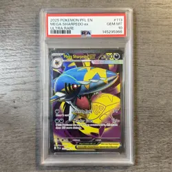 2025 Pokemon Phantasmal Flames Mega Sharpedo ex Ultra Rare PSA 10 - Image 1