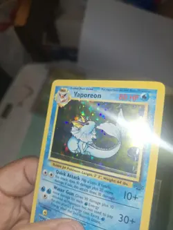 Vaporeon ⭐ 12/64 Holo Rare Jungle 1999 Pokemon LP++ - Image 1