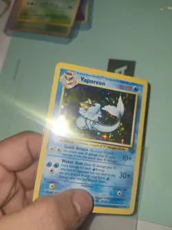 Vaporeon ⭐ 12/64 Holo Rare Jungle 1999 Pokemon LP++ - Image 3