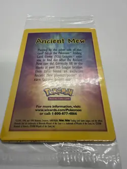 Ancient Mew Promo - Factory Sealed - Pokemon 2000 Movie - Image 5