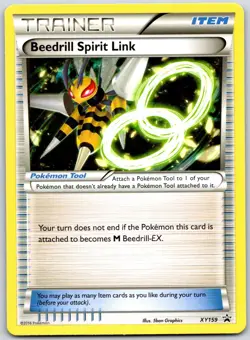 POKEMON XY PROMO BEEDRILL SPIRIT LINK - XY159 XY159 PROMO NON HOLO NM - Image 1