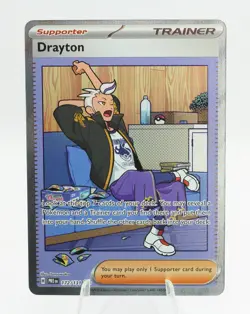 Pokemon Card Drayton 172/131 Prismatic Evolutions Special Illustration Rare LP ⭐ - Image 1