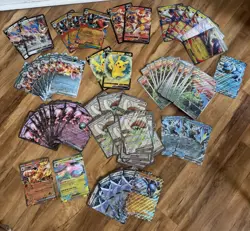 Pokemon TCG Jumbo Card Lot CHARIZARD PIKACHU MEWTWO VICTINI PAF BLK PRI JTG 151 - Image 1