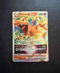 Charizard VSTAR 018/172 - Brilliant Stars Rare VSTAR Pokemon TCG Holo - NM Card - Image 1