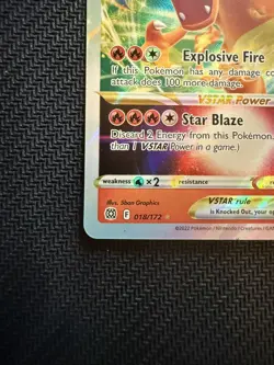 Charizard VSTAR 018/172 - Brilliant Stars Rare VSTAR Pokemon TCG Holo - NM Card - Image 4