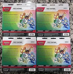 4x Pokemon TCG First Partner Illustration Collection Series 1 Boxes SEALED - Image 2