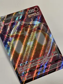Pokemon Cinderace VMAX Fusion Strike 045/264 Ultra Rare Full Art Holo - Image 3