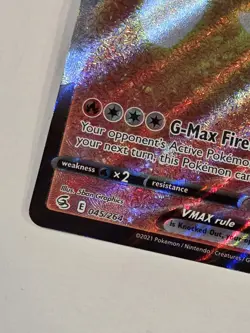 Pokemon Cinderace VMAX Fusion Strike 045/264 Ultra Rare Full Art Holo - Image 5