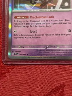 Pokemon TCG Klefki Scarlet & Violet Base Set 096/198 Holo Rare Pull To Sleeve - Image 4