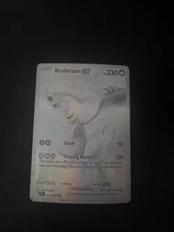 Pokemon Reshiram EX 173/086 SV: White Flare Full Art Holo Black White Rare NM - Image 1