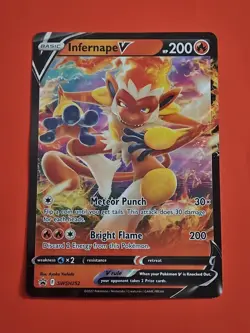 Infernape V - SWSH252 - Pokemon Oversized Jumbo Ultra Rare Card NM - Image 1