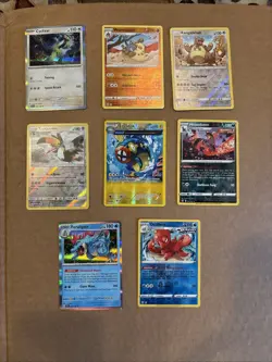 pokemon cards lot of 8 Hologram. Cyclizar, Wormadam, Kangaskhan, Toucannon… - Image 1