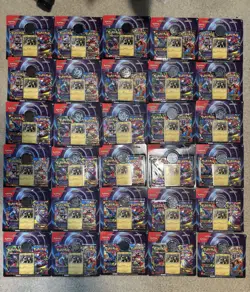 30x Pokemon Mega Evolution Phantasmal Flames Booster Blister Packs Raikou Promo - Image 1