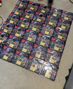 30x Pokemon Mega Evolution Phantasmal Flames Booster Blister Packs Raikou Promo - Image 3