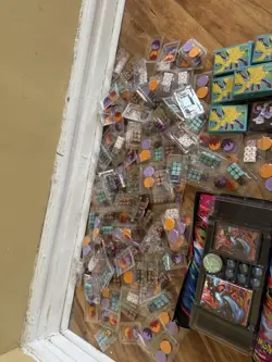 Pokemon Mega Charizard UPC Contents & LOT of Dice, Sleeves, and Coins - Image 4