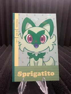 Sprigatito #906 - Cracked Ice Holo - Electric Pikachu Database - Pokemon - Image 1